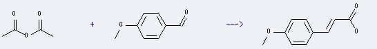 p-Methoxycinnamic acid can be prepared by acetic acid anhydride and 4-methoxy-benzaldehyde
